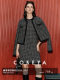 Cokeya/ Town Store's Pure~Wool Chanel-Style Knitted Cardigan Jacket for Women, Early Spring Sleeveless Dress Set