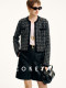 Cokeya/ Town Store's Pure~Wool Chanel-Style Knitted Cardigan Jacket for Women, Early Spring Sleeveless Dress Set