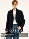 Cokeya/Shining Star~ Tweed Long-Sleeve Notched Lapel Mid-Length Loose-Fitting Chanel-Style Blazer for Women, Spring