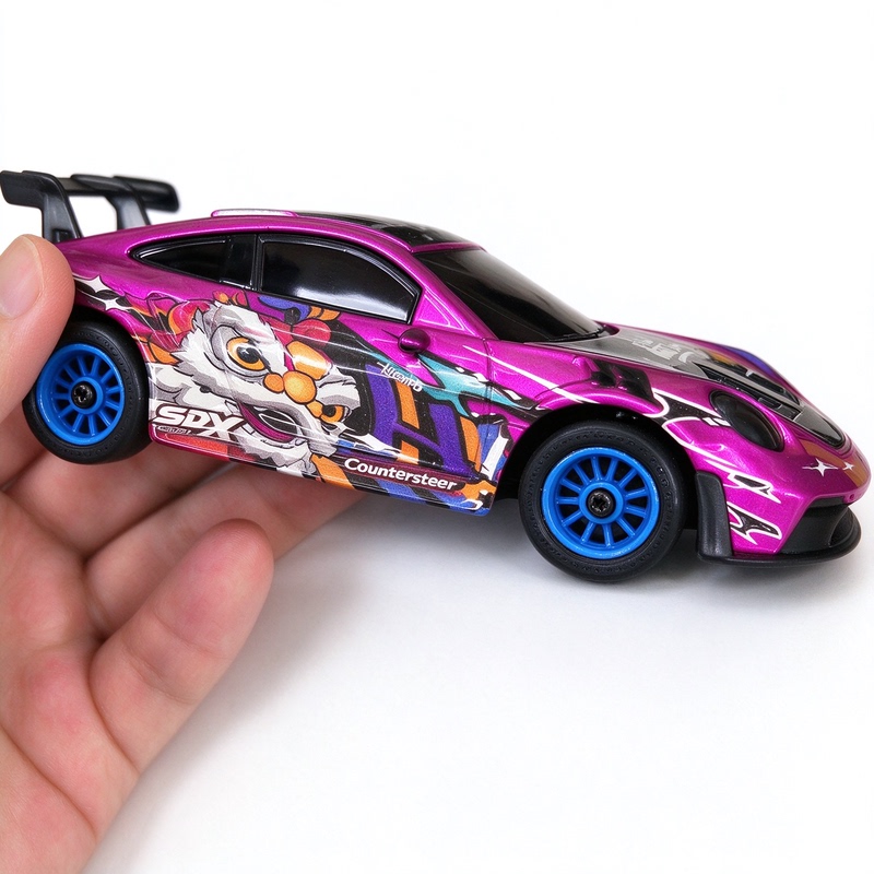 Hongxing D43 Replacement Tires 1/43 Rc Remote Control Car Drift Tires 3D Printed Wheel Hub Tire Skin Integrated Hard Tire