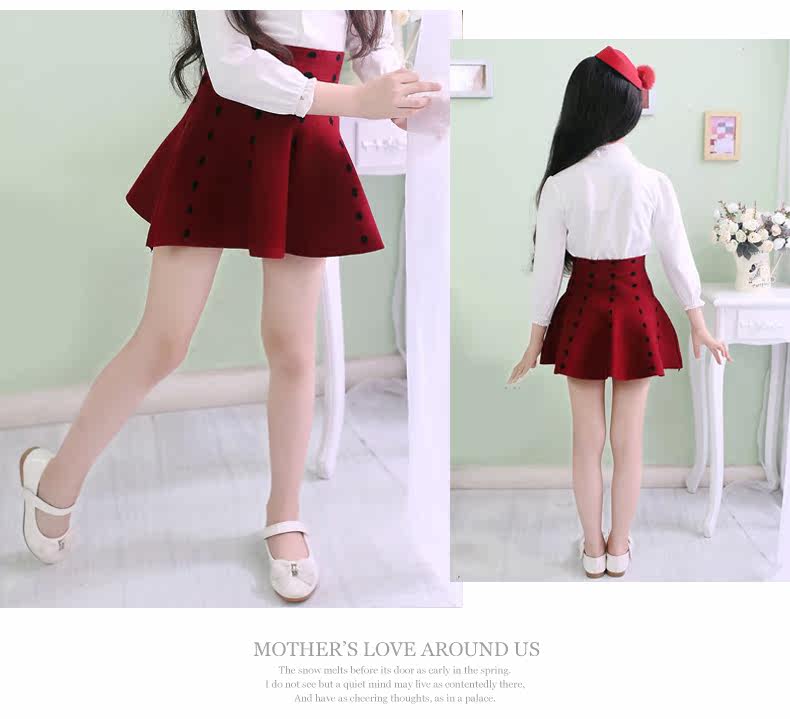 Jupe pour fille en laine - Ref 2052433 Image 64