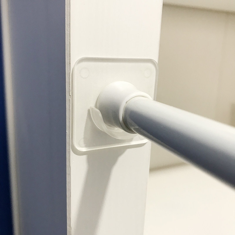 Japan-style Telescopic Rod fixer Rod Holder Fixer Bath Curtain Rod Window Curtain Rod Bearing Non-slip Hook Rod