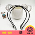 Tai mèo kẹp tóc nữ phiên bản Hàn Quốc của kim cương bán dễ thương Artifact đơn giản dễ thương ngọt ngào headband mỏng phụ kiện tóc mới dây cột tóc Phụ kiện tóc