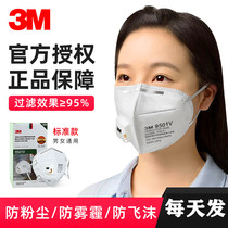 3M mask KN95 dust-proof anti-foggy anti-smog anti-industrial dust 9501V male and female self-suction nose shield