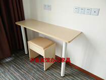 Professional Custom Modern Brief Quick Hotel Guest House Furniture TV Desk Writing Desk High And Low Table Punctubed Full Set