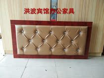 Professional Custom Shortcut Hotel Guesthouse Furnishings Modern Minimalist style Soft bunk beds by Plate Backrest MARK