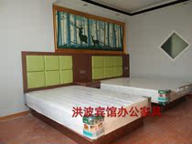 Manufacturer Direct Quick Hotel Hotel Guesthouse Furniture Mark complete Business building apartment room Soft bunk bed leaning on TV desk