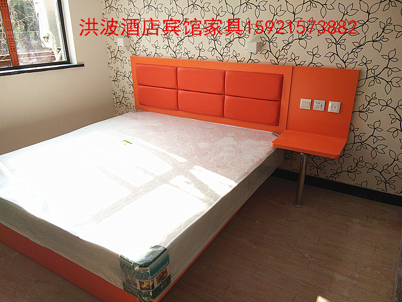 Danh sách mới khách sạn nội thất khách sạn giường đôi tiêu chuẩn phòng mềm giường mềm giường bằng tủ bàn TV - Nội thất khách sạn mẫu kệ tivi gỗ nguyên khối