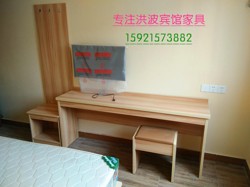 Professional custom fast hotel business hotel apartment dormitory TV table luggage cabinet soft bag stool standard room bed