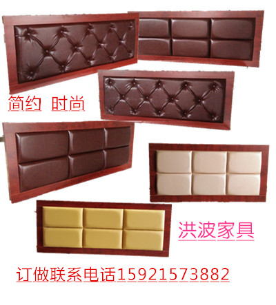 Batch custom hotel hotel furniture apartment school rental house hotel soft bag bedside hanging standard room double bed