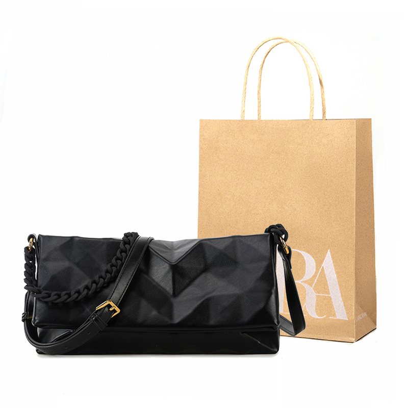 French Diamond Chain Geometric Shoulder Bag Crossbody Bag Women's Bag 2026 New French Niche Design Armpit Bag