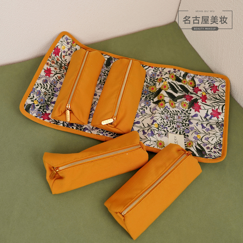 Gucci Gucci Fragrant Vanilla Orchid Folding Bag 4-Piece Set Cosmetic Bag Classification Bag Large Capacity Clutch Bag