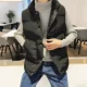 Mùa thu đông không tay áo vest cotton nam phiên bản Hàn Quốc của xu hướng áo vest ấm áp giản dị vest vest lỏng áo khoác thể thao áo vest dạ nam