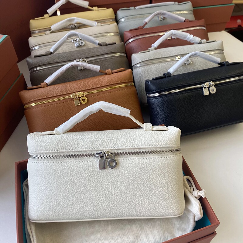 Lp19 Imported Calfskin Lunch Box Bag Casual Handbag Box Women's Bag Crossbody Bag Genuine Leather Small Square Bag Cosmetic Bag Lp19 Imported Calfskin Lunch Box Bag Casual Handbag Box Women's Bag Crossbody Bag Genuine Leather Small Square Bag Cosmetic Bag