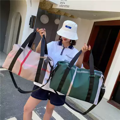 Multi-function travel bag female portable large-capacity waterproof luggage bag bag storage bag business trip waiting for childbirth travel short-distance