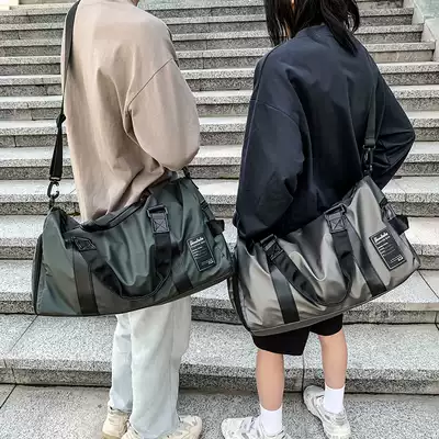 Short-distance travel bag Dry and wet separation fitness bag Lightweight large-capacity training yoga bag Simple duffel bag handbag