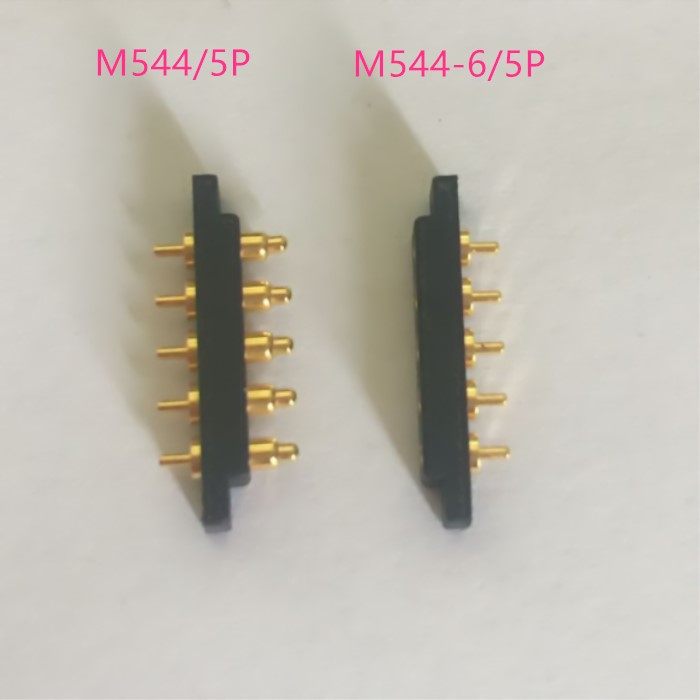 5P with mounting hole spring thimble pogopin connector antenna terminal current needle conductive charging needle