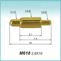 Factory direct single-head bullet pin USB PCB special needle High current pogopin probe spring current thimble