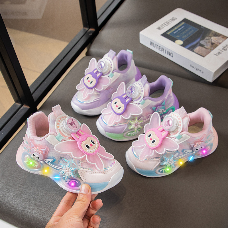 Children's Sports Light-Up Shoes 2026 Spring and Autumn New Style Girls' Student Light-Up Shoes Mesh Dad Shoes Little Girls' Light Shoes Children's Sports Light-Up Shoes 2026 Spring and Autumn New Style Girls' Student Light-Up Shoes Mesh Dad Shoes Little Girls' Light Shoes