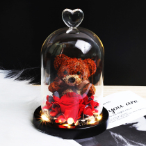Eternal Flower Beauty And The Beast Rose Dried Flowers Teddy