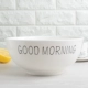 Bắc Âu GoodMorning Sáng ăn sáng Tấm Tây Steak Món tráng miệng Món ăn Bộ đồ ăn gia dụng bằng gốm đĩa tròn