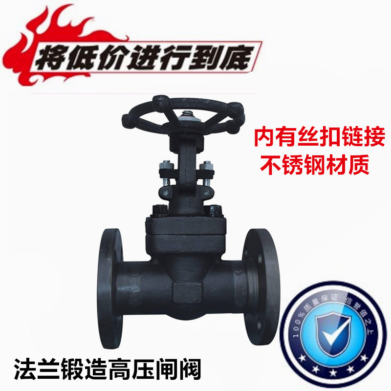 Forged steel flange gate valve stop valve Z J41H-16-100C Thermal oil steam high temperature and high pressure valve GB American