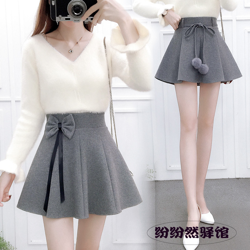 Women's Suit 2025 Autumn and Winter New Style Half-Length Skirt Fashionable Age-Reducing Elegant Pullover Sweater Stylish Two-Piece Suit