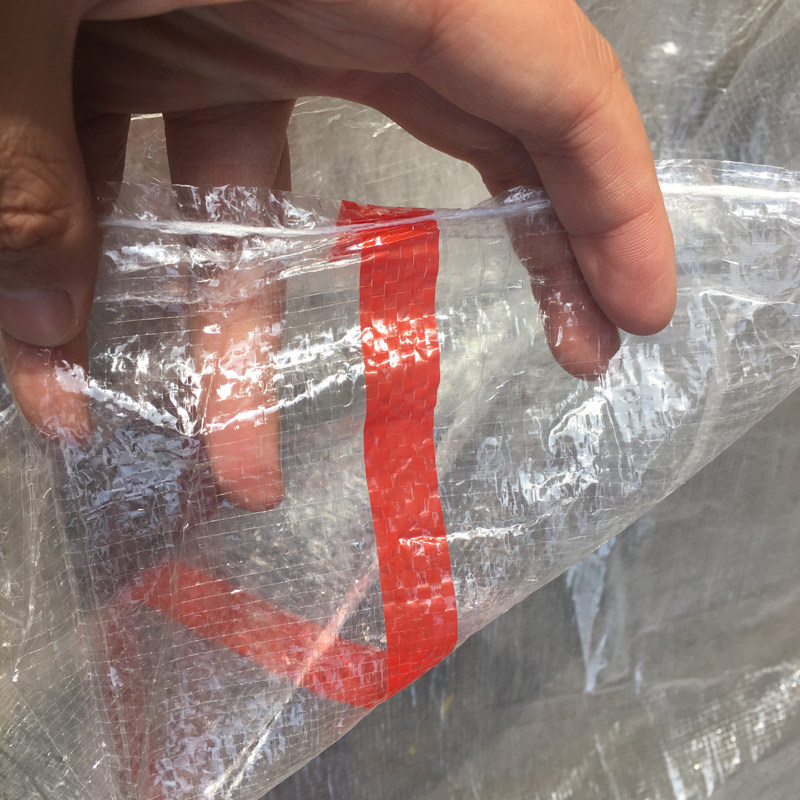 Transparent woven bag Zoom bright bag Multi - purpose packaging vegetables fruit and soy products woven bag