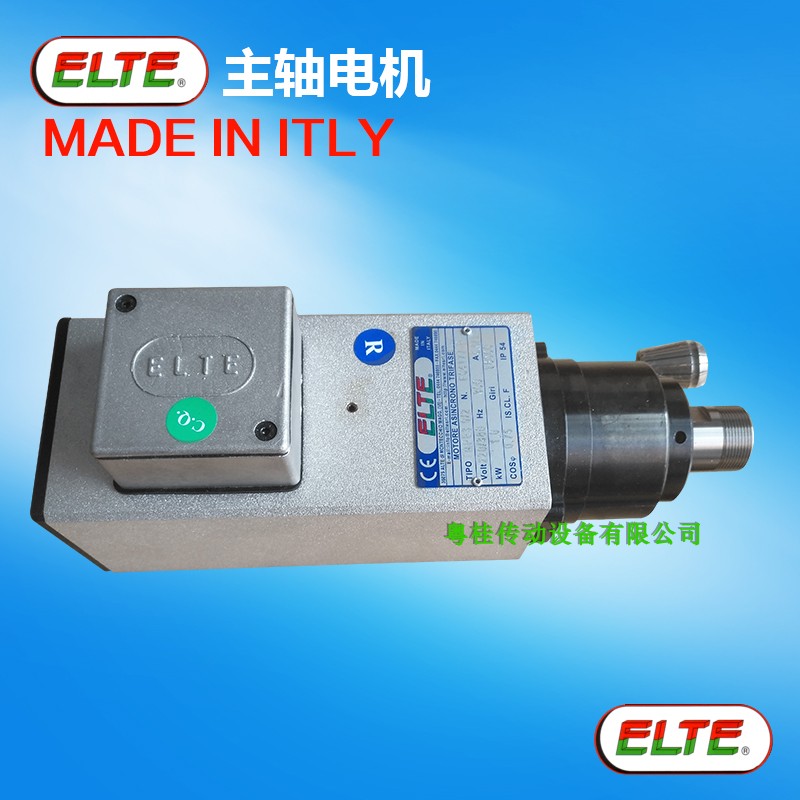 Original ELTE high speed spindle motor STK21 9 2 0 75KW high frequency engraving machine edge banding motor