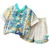 Childrens Tang suit and Hanfu suit for summer new parent-child clothing for boys and girls national fashion costume dance performance clothing