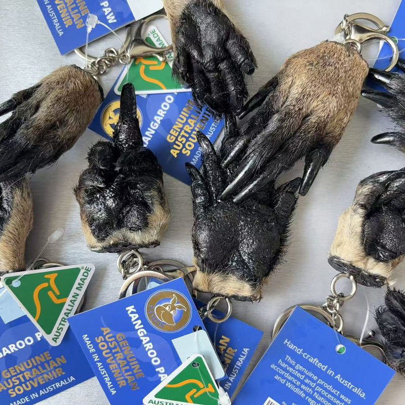 Australian Kangaroo Paw Keychain Personalized Bag Pendant Australian Kangaroo Paw Keychain Personalized Bag Pendant