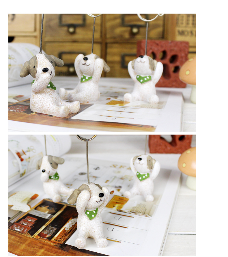 Dễ thương ba không nhỏ động vật thư mục trang trí danh thiếp chủ thẻ ghi chú thư mục ảnh clip mèo con cún nhỏ nhím con thỏ shop bán đồ dcor bàn học
