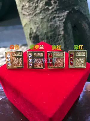 Taikang Group with imported rhinestones, three diamonds, golden emblem badge, custom-made, large amount of customization can be discounted 