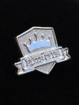 Pure Silver Elite Club Badge Club Crown Division Emblem 3 gr Foot Silver Breast Badge Custom Set Full