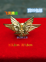 Small Wings Badges Team Emblem Cheerleader team leader Breastplate Emblem of the Chest Card Club Emblem Gold
