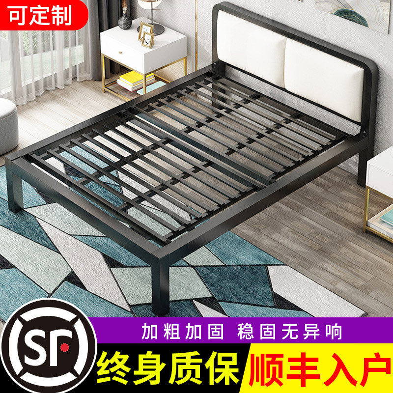 Bed Modern Minimalist Iron Art Bed Iron Bed Frame Iron Frame Bed Twin Beds 1 8 m Single Beds 1 5 m Nordic Princess Bed Frame