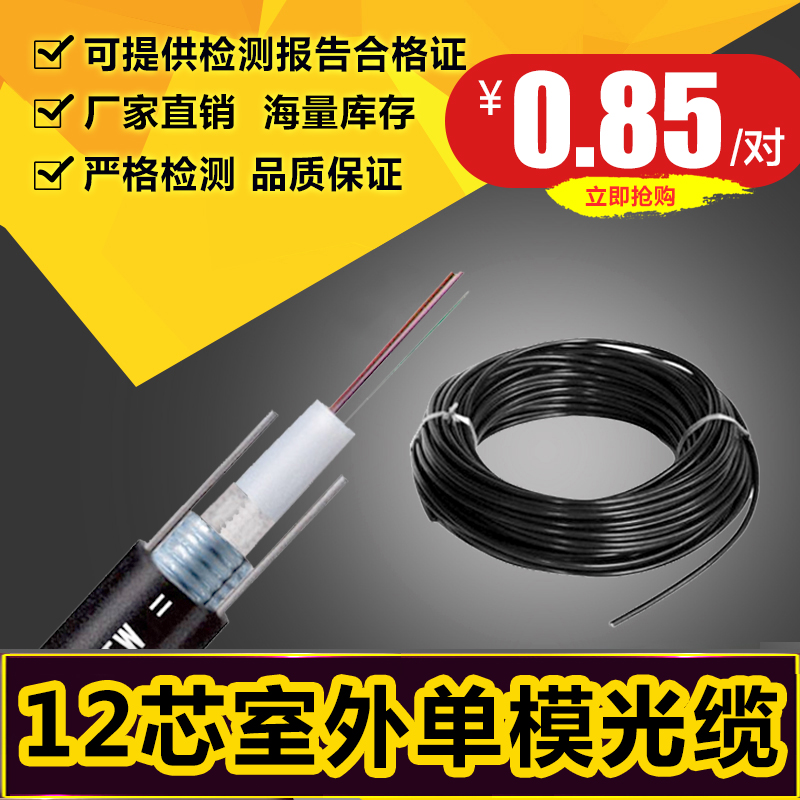 GYXTW-12B Center Tube Lightweight Cable 12-core Single-mode Cable 12-core Outdoor Cable 12-core