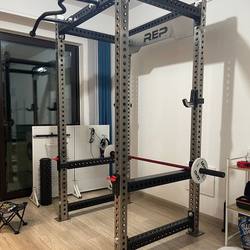 Jinma Sports Rep1200 1200 Size Full-Frame Commercial Frame-Style Adjustable Squat Bench Press Rack Squat Rack