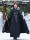 Плащ Hanfu, мужская осенне-зимняя одежда, длинный плюс бархатный толстый плащ с капюшоном и меховым воротником, древний костюм, теплая куртка-шаль mini 1