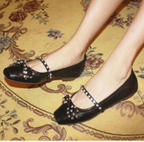 Dont hit the niche likes it very much ~ ~ bow rhinestone ballet Womens Flat single shoes