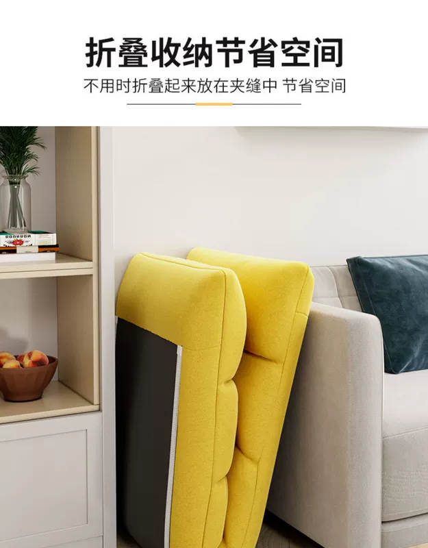 Sofa Lười Tatami Giường Đơn Gấp Tựa Lưng Ghế Học Sinh Ngả Ban Công Ghế Đơn Ngả Đệm Ghế