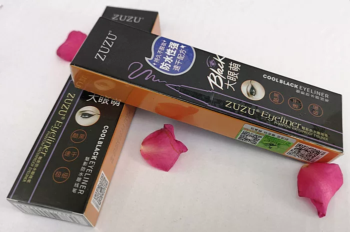 Zuzu kim cương kẻ mắt nữ chống màu nước trang điểm lông mày bút chì mascara bóng mắt hàng nội địa làm đẹp cũ chính hãng đỏ - Bút kẻ mắt