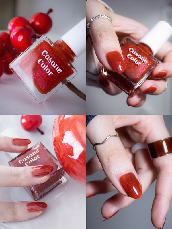 [in Stock] Casane Color Nail Polish Japanese Niche Brand Summer New Colors Smooth Easy to Apply Glass Sugar Paper