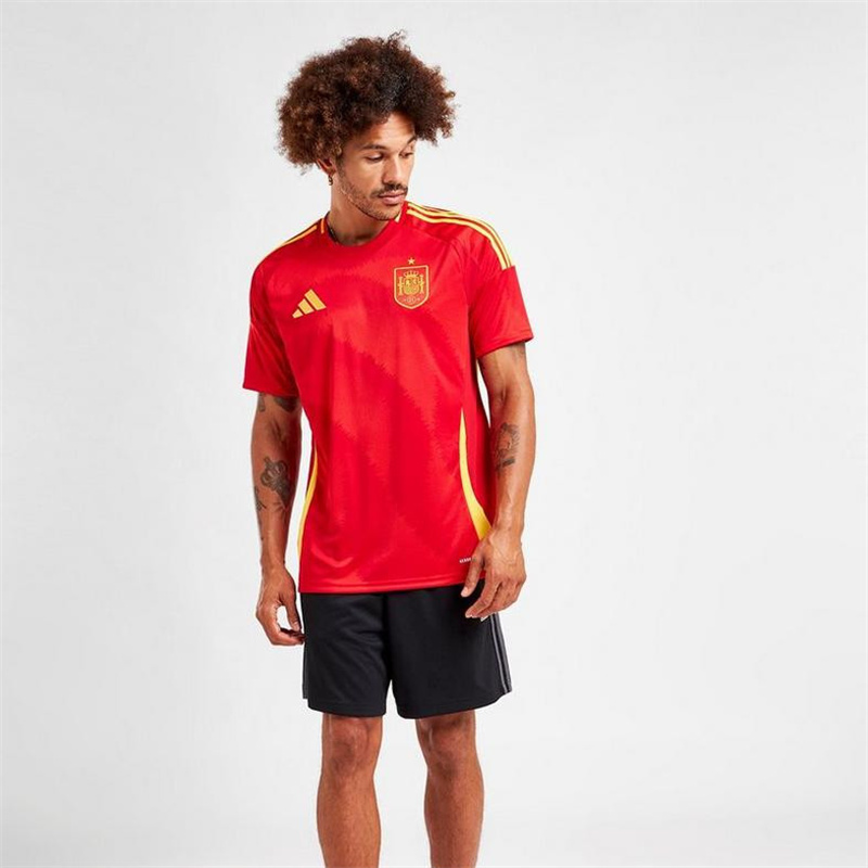 Adidas/Adidas Spain Team Fan Version Men's Quick-Drying Football Jersey Ip9331 Adidas/Adidas Spain Team Fan Version Men's Quick-Drying Football Jersey Ip9331