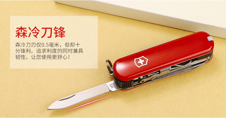 Victorinox Victorinox Swiss Army Knife 65mm Mini Nail Clipper 0.6463 Dụng cụ gấp đa chức năng cầm tay mua bộ dao làm bếp