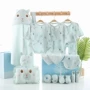 Bộ quần áo cotton cho bé mùa hè mỏng phần quà ngắn tay cho bé sơ sinh năm heo trọn gói quà trăng cao cấp - Bộ quà tặng em bé set quà tặng đầy tháng cho bé gái