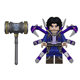 Douluo Dalu 4 Third-Party Moc Building Block Figures Tang San, Sea God, Hao Tian Hammer, Soul Ring Assembly Building Block Toys