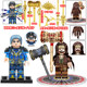 Tang San, Sea God, Douluo Continent, Soul Bone, Third-Party Building Blocks, Eight Spider Spears, Heavenly Hammer, Xiao Wu Minifigure Toy
