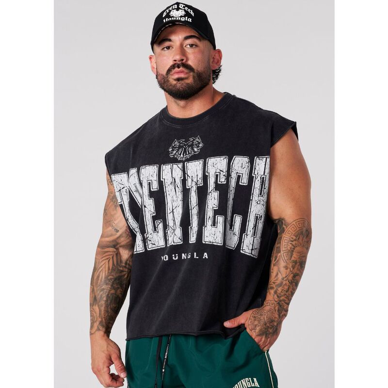 Youngla American Style Summer New Men's Vest Jogger Gym Sports Fitness Sleeveless T-Shirt Vest