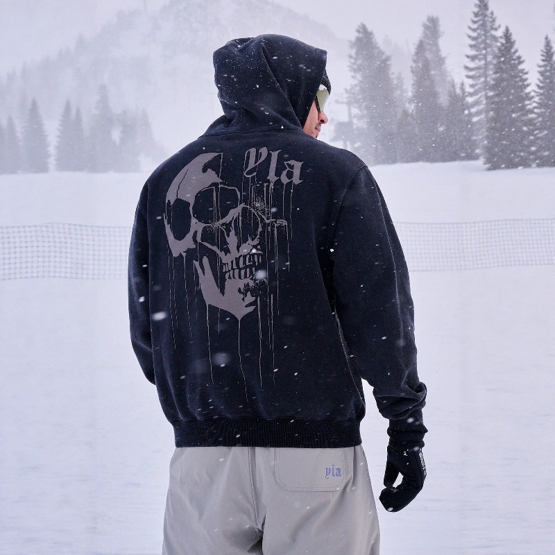 Youngla American Style New Men's Hoodie Outdoor Running Training Sweatshirt Jogging Sports Fitness Jacket